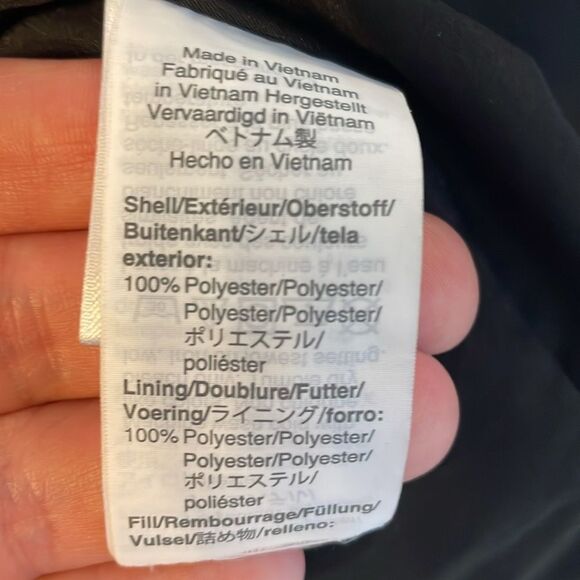 J. Crew Mercantile long puffer coat black Size S - Picture 10 of 10